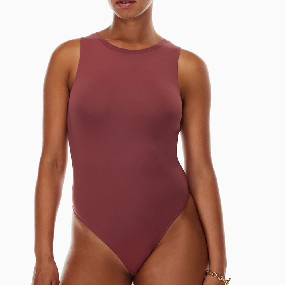 Elegant Mauve Women's Bodysuit